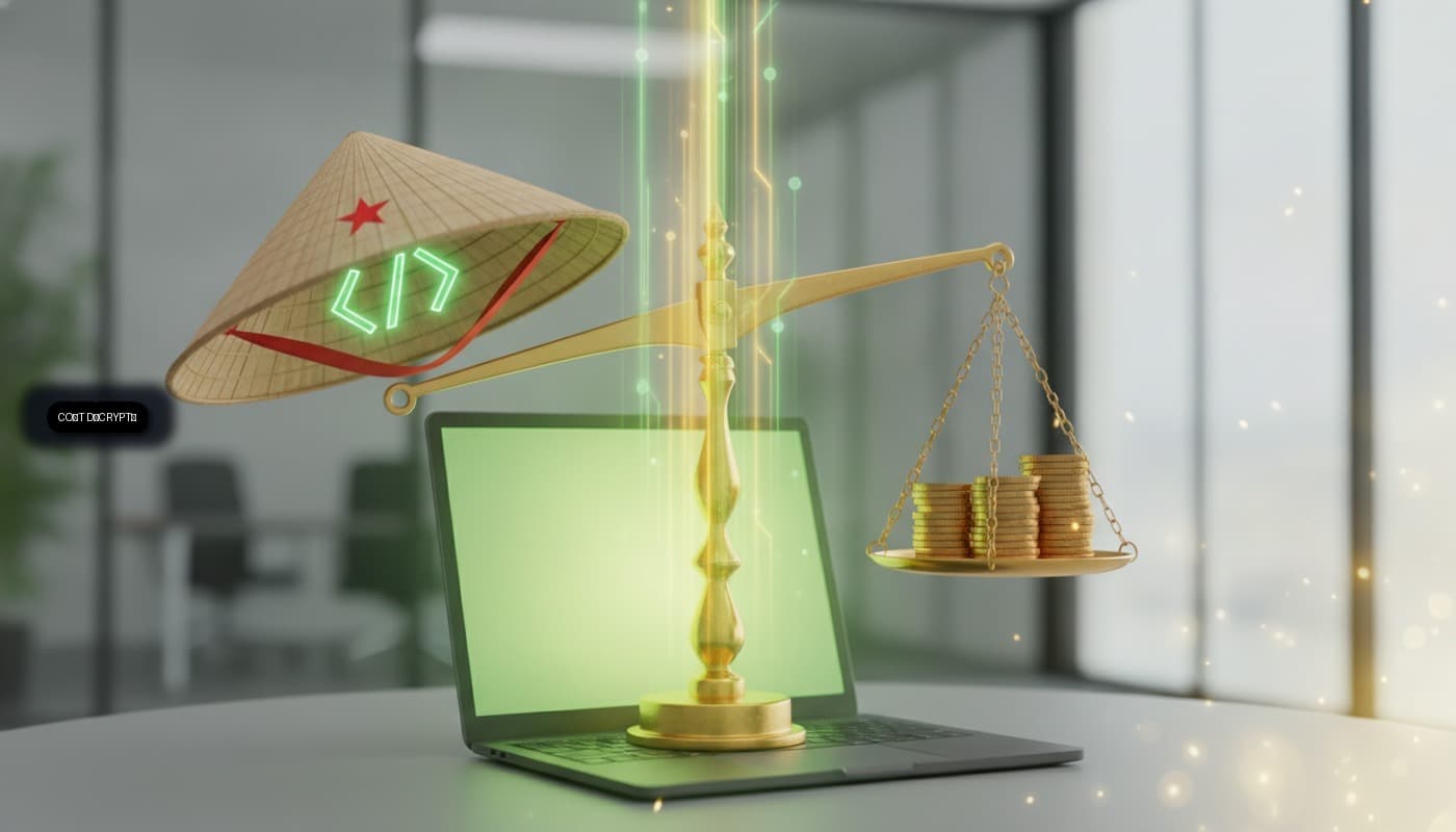 Local salary, overheads and day rates: what a senior developer in Vietnam really costs in 2026, hired directly, through an agency or as a freelancer.